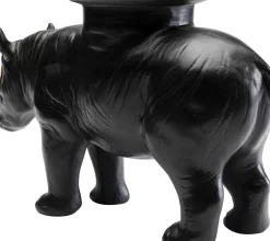 Dekorfigur Rhino - Svart, 41cm - KARE Design