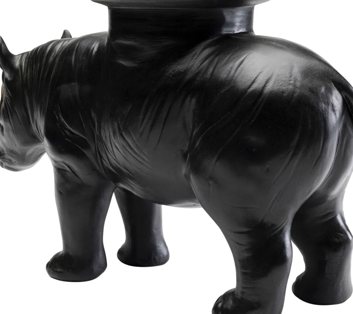 Dekorfigur Rhino - Svart, 41cm - KARE Design
