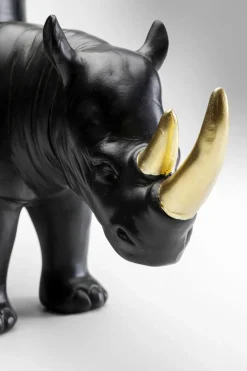 Dekorfigur Rhino - Svart, 41cm - KARE Design