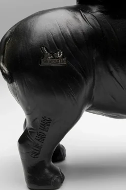 Dekorfigur Rhino - Svart, 41cm - KARE Design