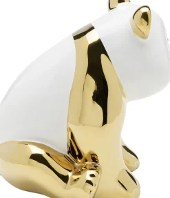 Dekorfigur Sitting Panda - Guld, 18cm - KARE Design