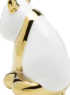 Dekorfigur Sitting Panda - Guld, 18cm - KARE Design