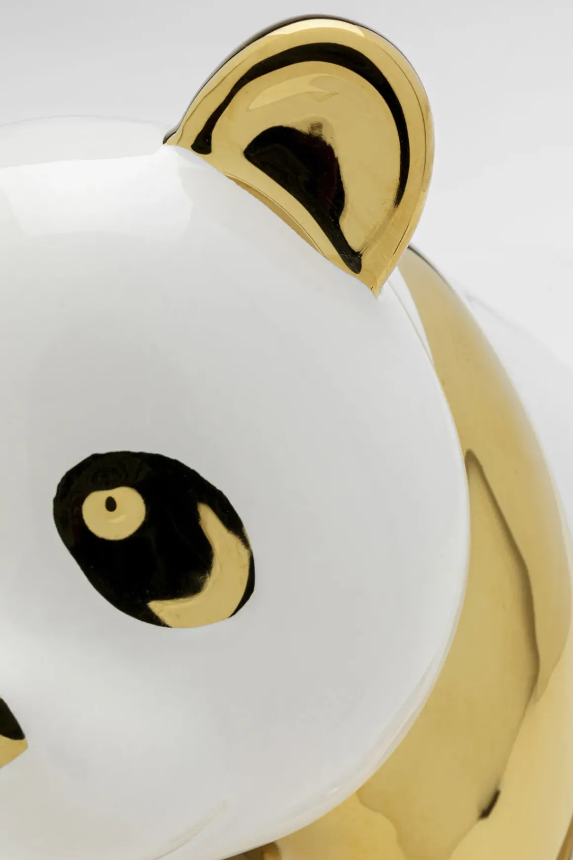 Dekorfigur Sitting Panda - Guld, 18cm - KARE Design