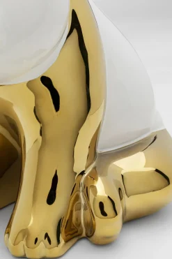 Dekorfigur Sitting Panda - Guld, 18cm - KARE Design