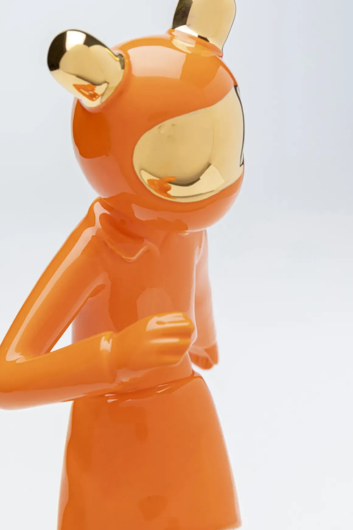 Dekorfigur Skating Astronaut - Orange, 33cm - KARE Design