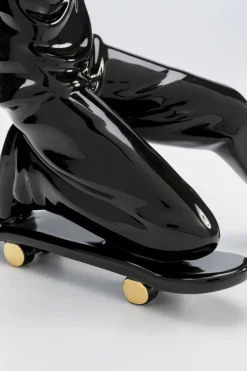 Dekorfigur Skating Astronaut - Svart, 21cm - KARE Design