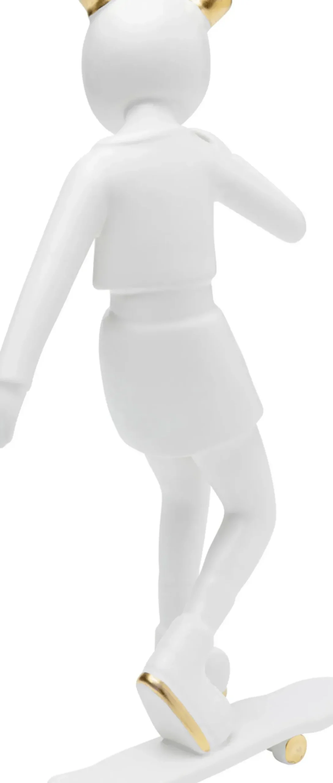 Dekorfigur Skating Astronaut - Vit, 33cm - KARE Design