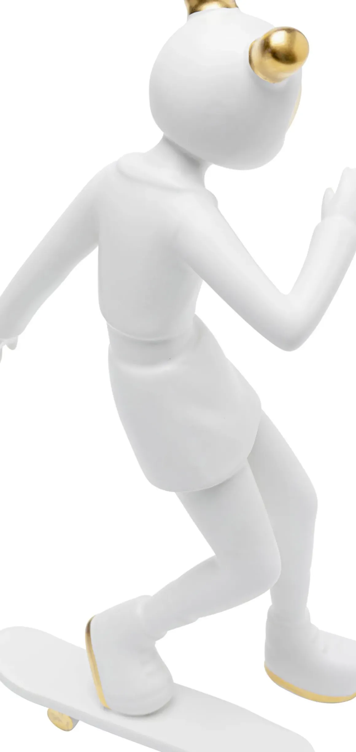 Dekorfigur Skating Astronaut - Vit, 33cm - KARE Design