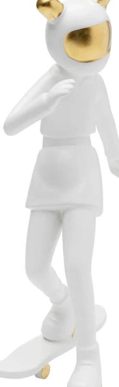 Dekorfigur Skating Astronaut - Vit, 33cm - KARE Design
