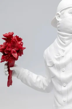Dekorfigur Street Art Bouquet - Vit, 67cm - KARE Design