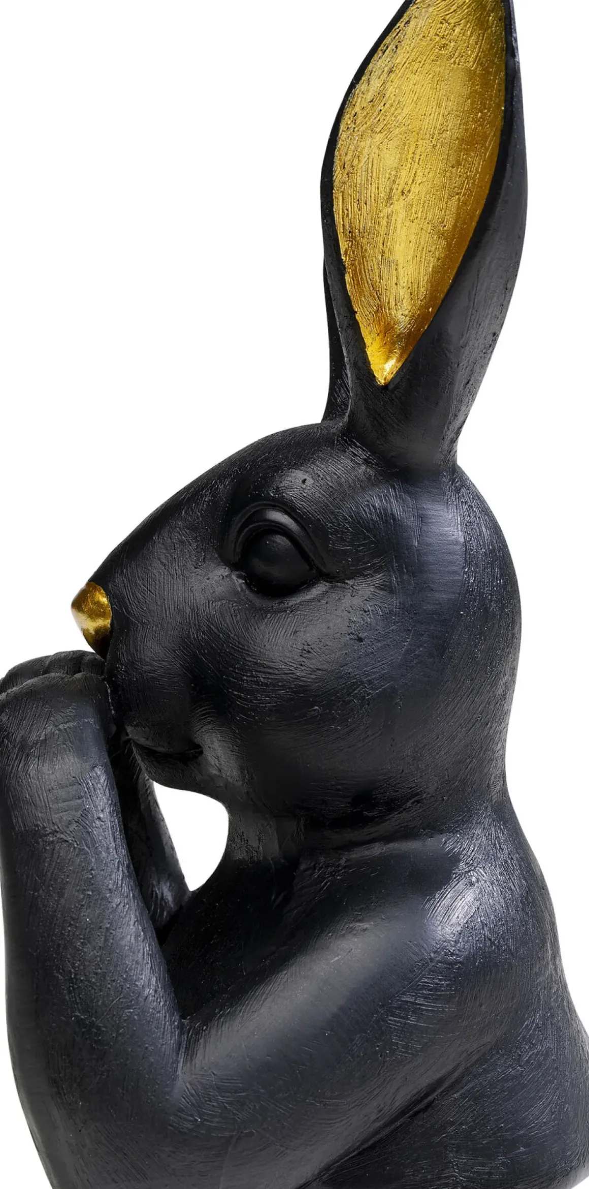 Dekorfigur Sweet Rabbit - Kanin, Svart, 23cm - KARE Design