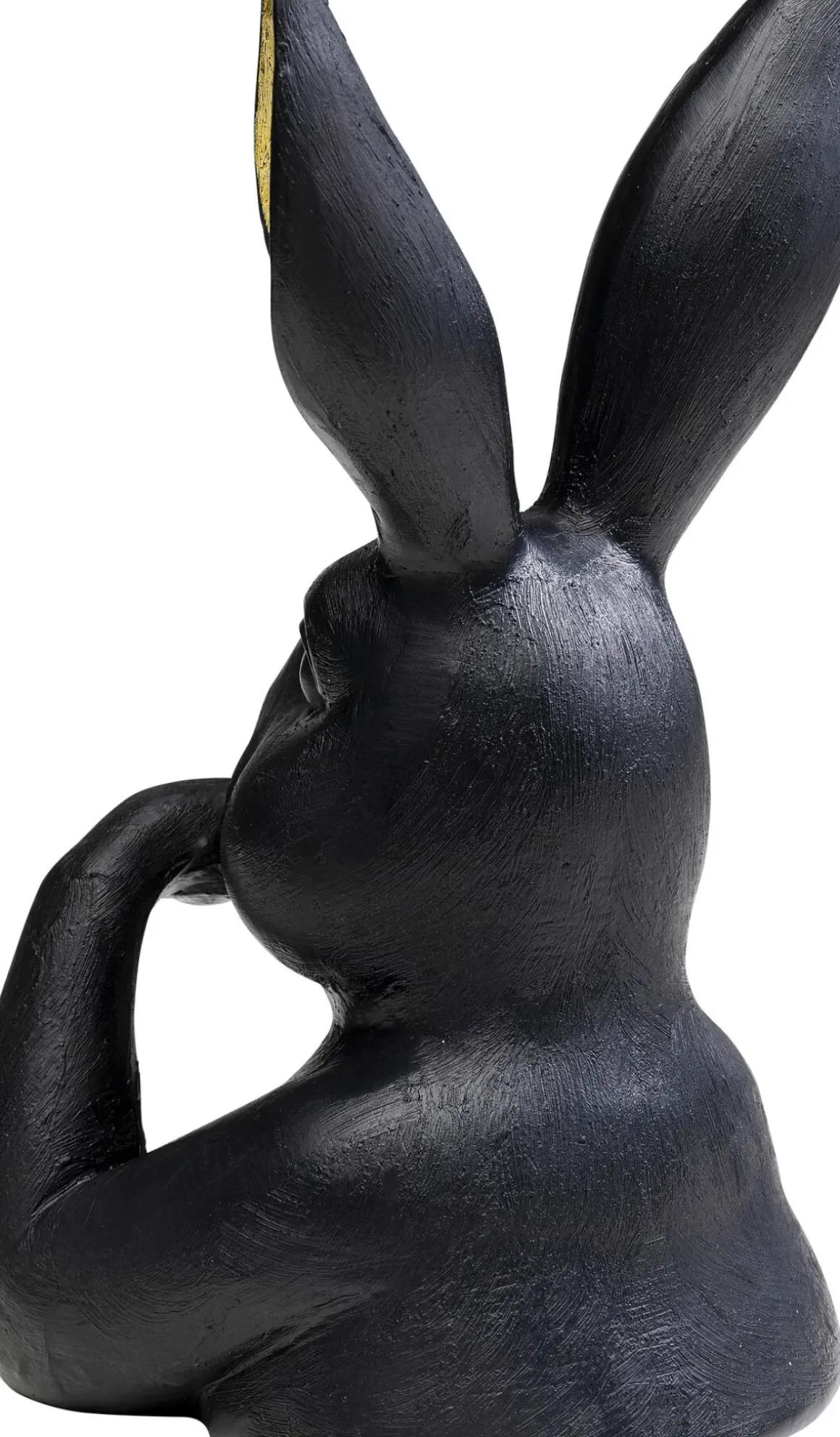 Dekorfigur Sweet Rabbit - Kanin, Svart, 23cm - KARE Design
