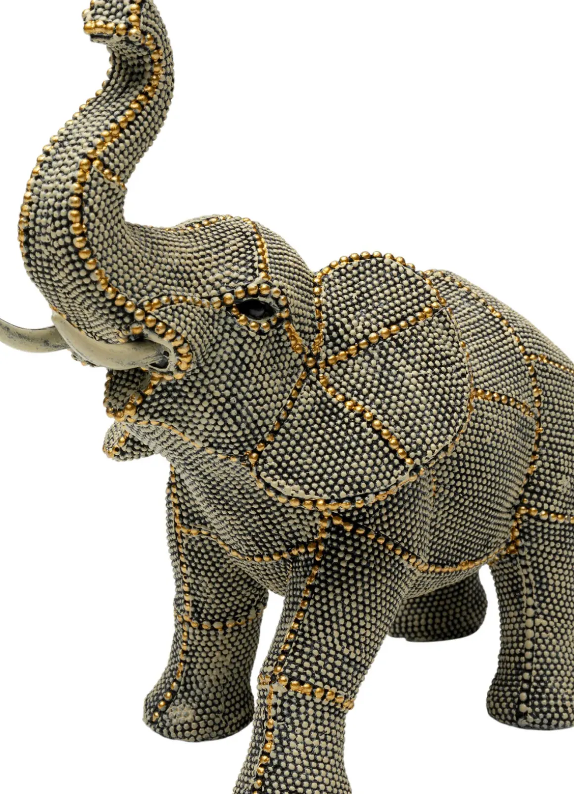 Dekorfigur Walking Elephant Pearls, 24cm - KARE Design