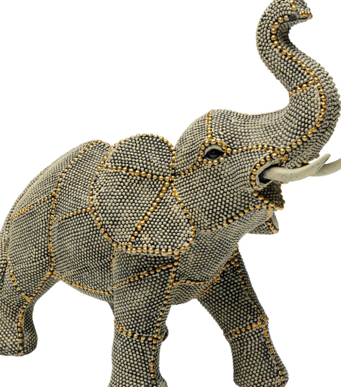 Dekorfigur Walking Elephant Pearls, 24cm - KARE Design