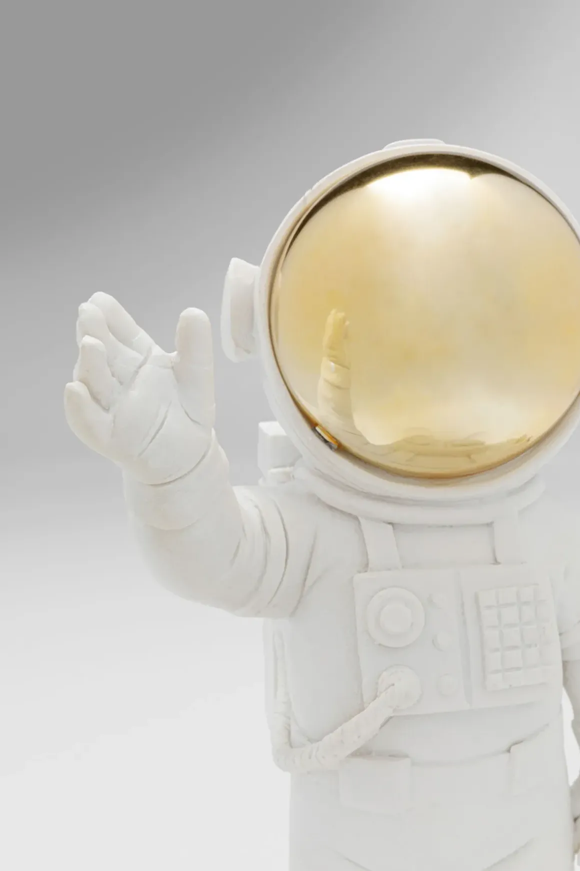 Dekorfigur Welcome Astronaut - Astronaut, Vit, 27cm - KARE Design