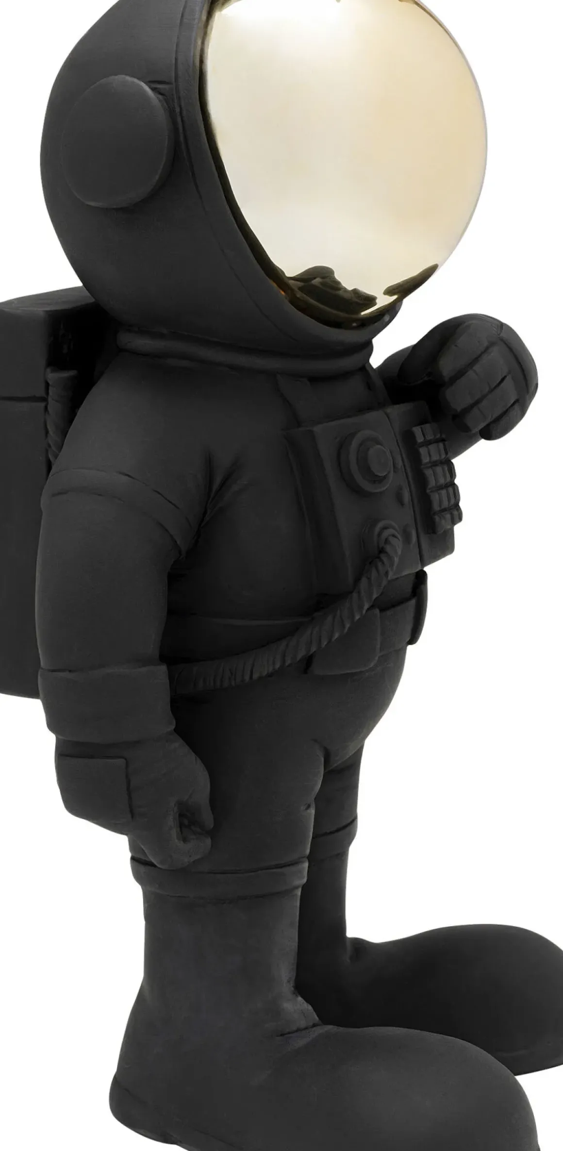 Dekorfigur Welcome Astronaut - Astronaut, Svart 27cm - KARE Design