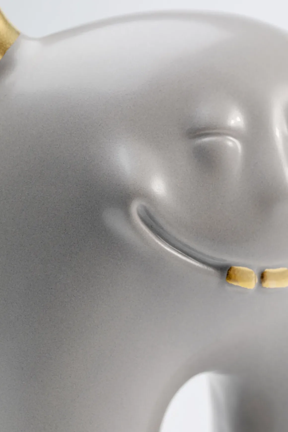 Dekor Funny Teeth - Grå, 15cm - KARE Design