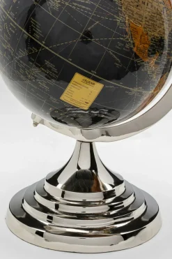 Dekor Globe Top Plane - Jordglob Med Plan, 39cm - KARE Design