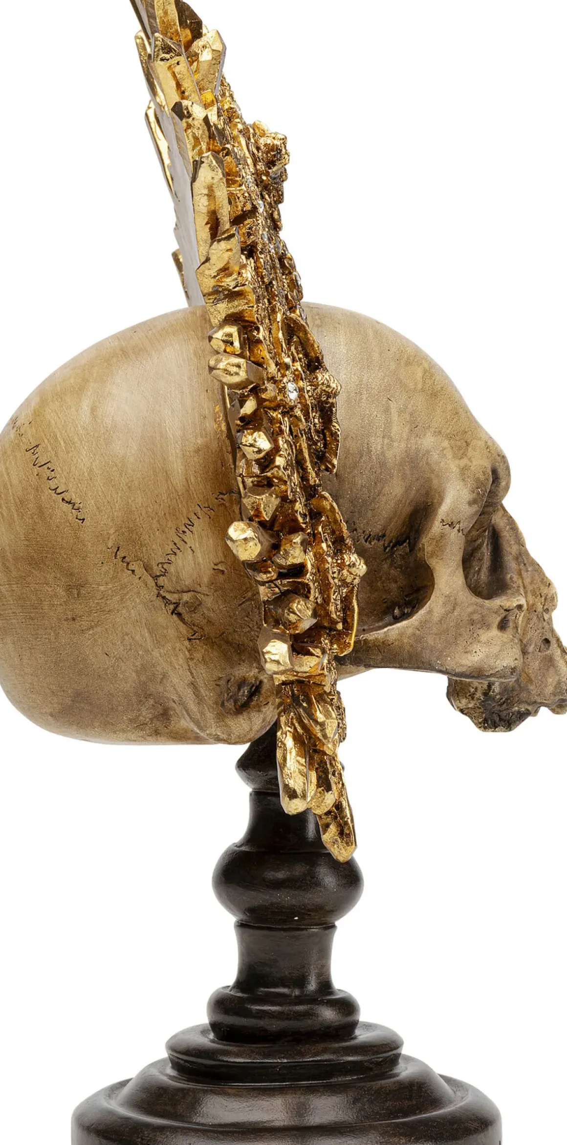 Dekor King Skull - Skulptur på Fot - KARE Design