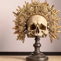 Dekor King Skull - Skulptur på Fot - KARE Design