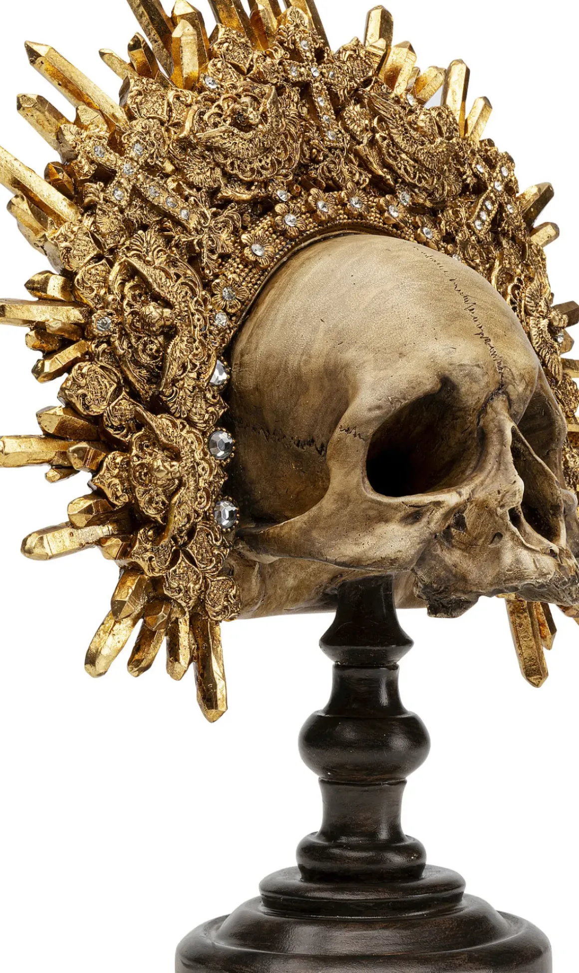 Dekor King Skull - Skulptur på Fot - KARE Design