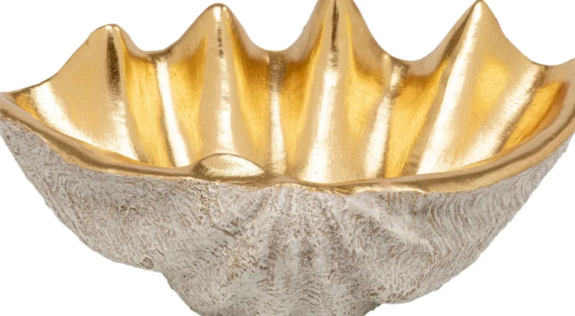 Dekor Noble Shell - Guld, 41x27cm - KARE Design