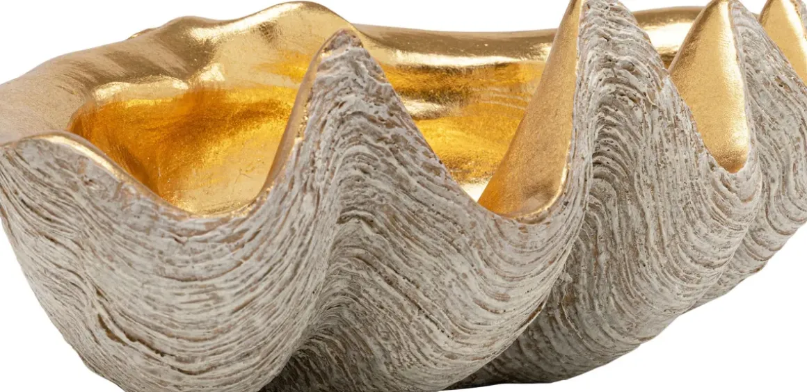 Dekor Noble Shell - Guld, 41x27cm - KARE Design