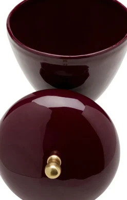 Dekor Salome - Urna, Röd, emalj, 24cm - KARE Design