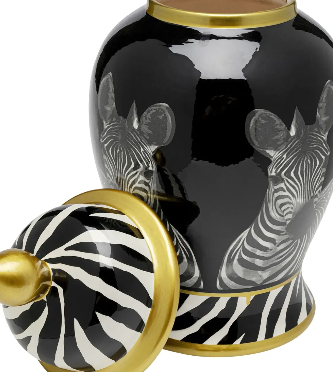 Dekor Urna Zebra, 46cm - KARE Design