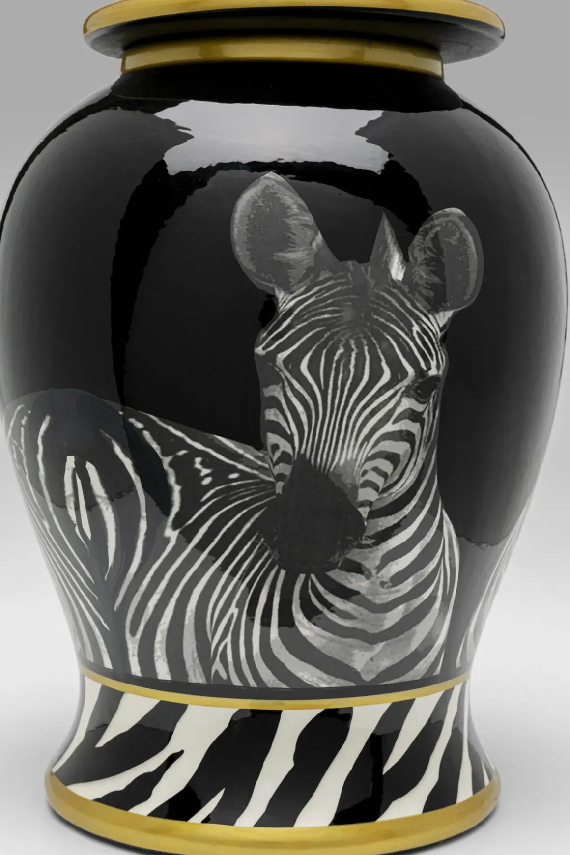 Dekor Urna Zebra, 46cm - KARE Design