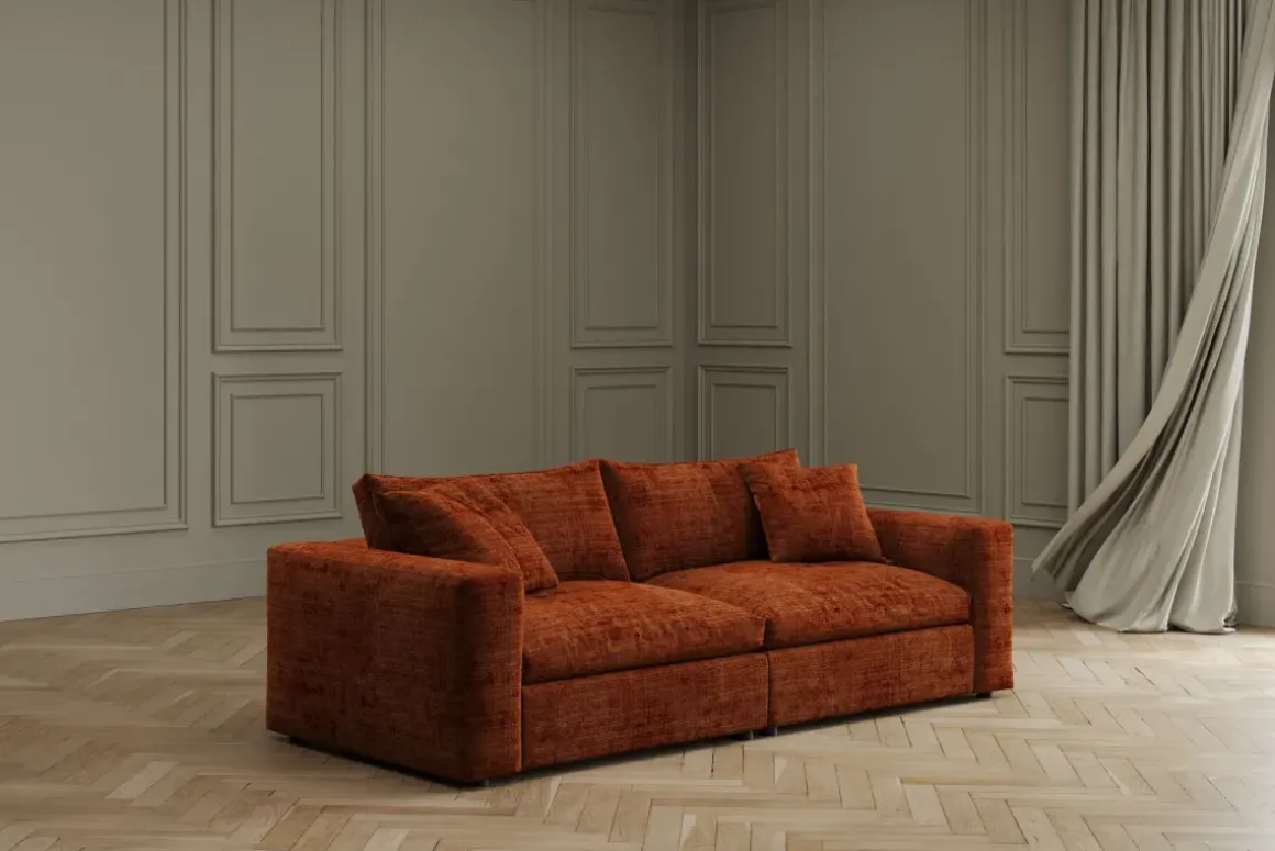 Djupsoffa Chill - Rust, 260cm - KARE Design