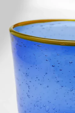 Dricksglas Bubbles - Blå, 14cm - KARE Design