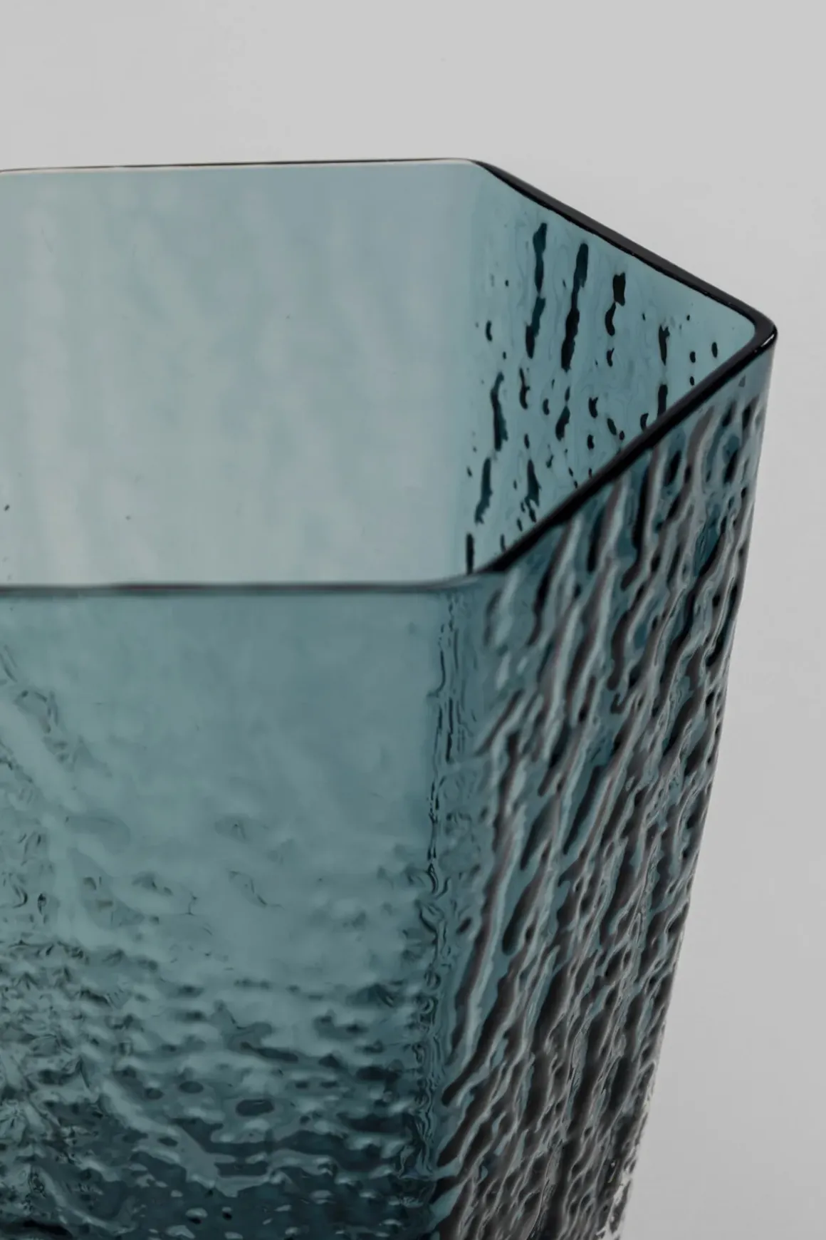 Dricksglas Cascata - Blå, Höjd 10,7cm - KARE Design