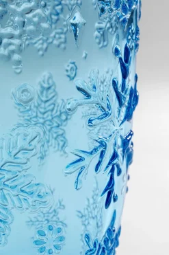 Dricksglas Ice Flowers - Blå - KARE Design