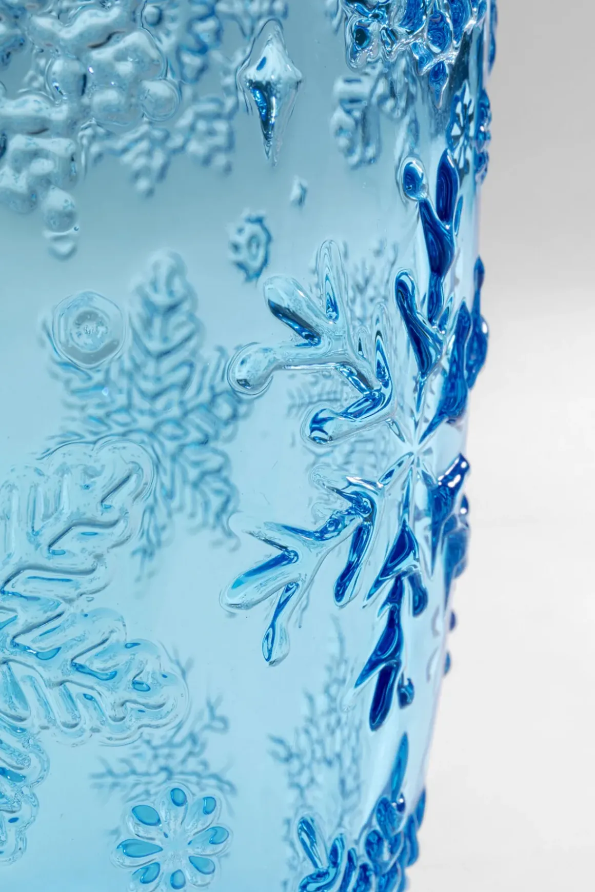 Dricksglas Ice Flowers - Blå - KARE Design