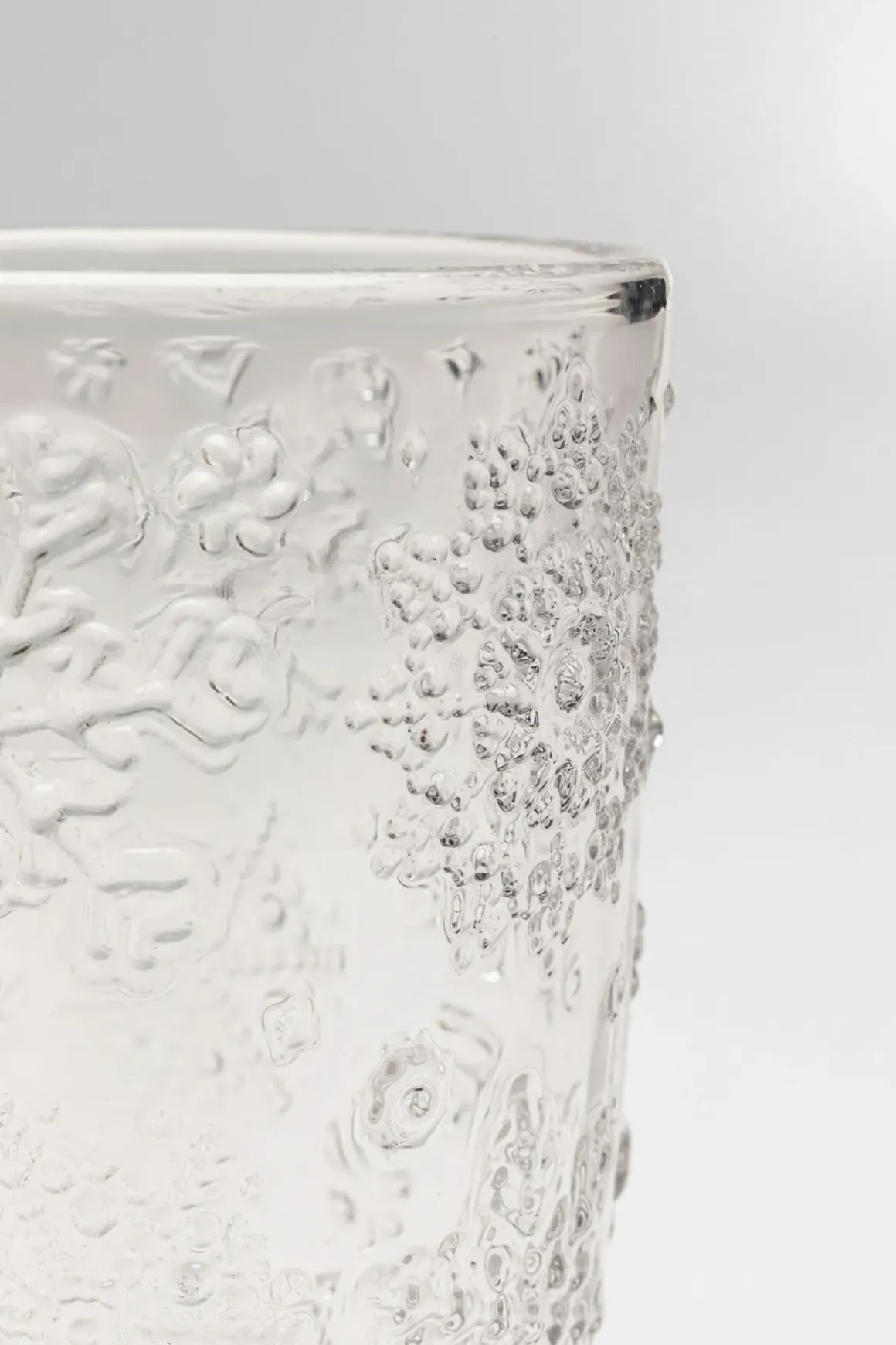 Dricksglas Ice Flowers -Klarglas - KARE Design