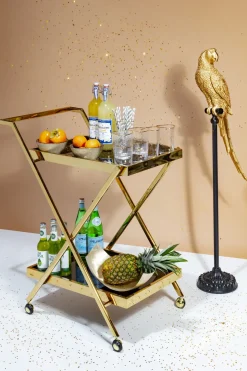 Drinkvagn Casino Guld/Svart - KARE Design