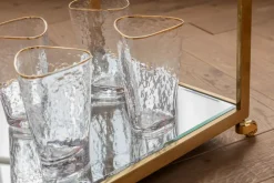 Drinkvagn Classy - Guld/Spegelglas - KARE Design