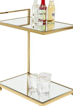 Drinkvagn Classy - Guld/Spegelglas - KARE Design