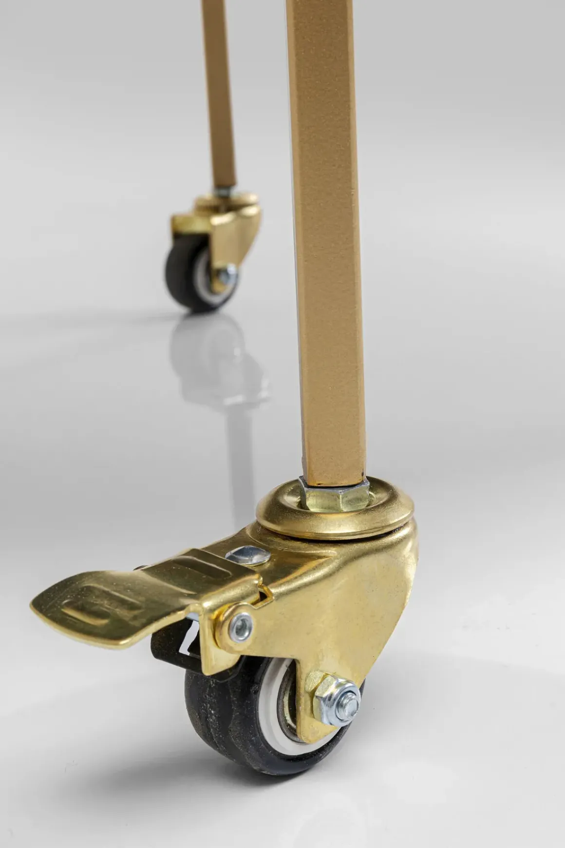 Drinkvagn Emilia Rund - Guld/ Spegelglas - KARE Design