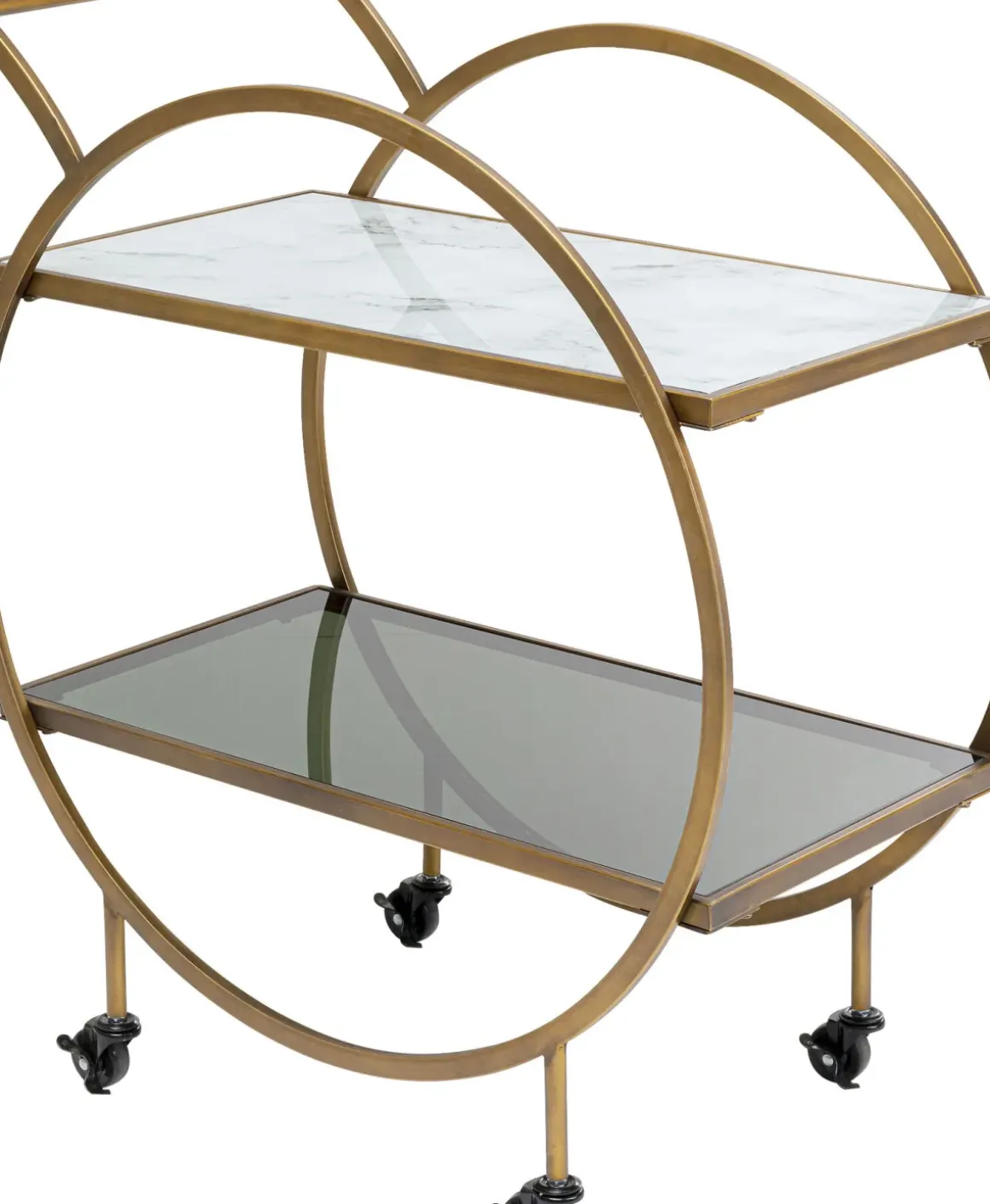 Drinkvagn Loft - Mässing - KARE Design