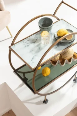 Drinkvagn Loft - Mässing - KARE Design