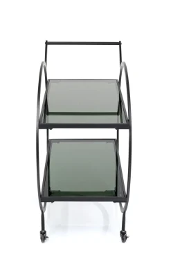 Drinkvagn Loft - Svart Stål/Glas - KARE Design