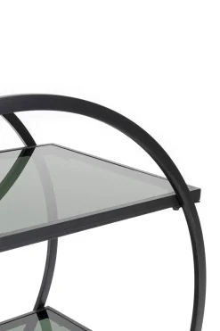 Drinkvagn Loft - Svart Stål/Glas - KARE Design