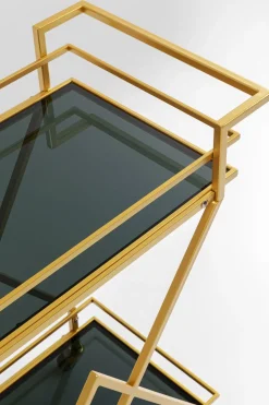 Drinkvagn Pyramids - Guld /Svart - KARE Design
