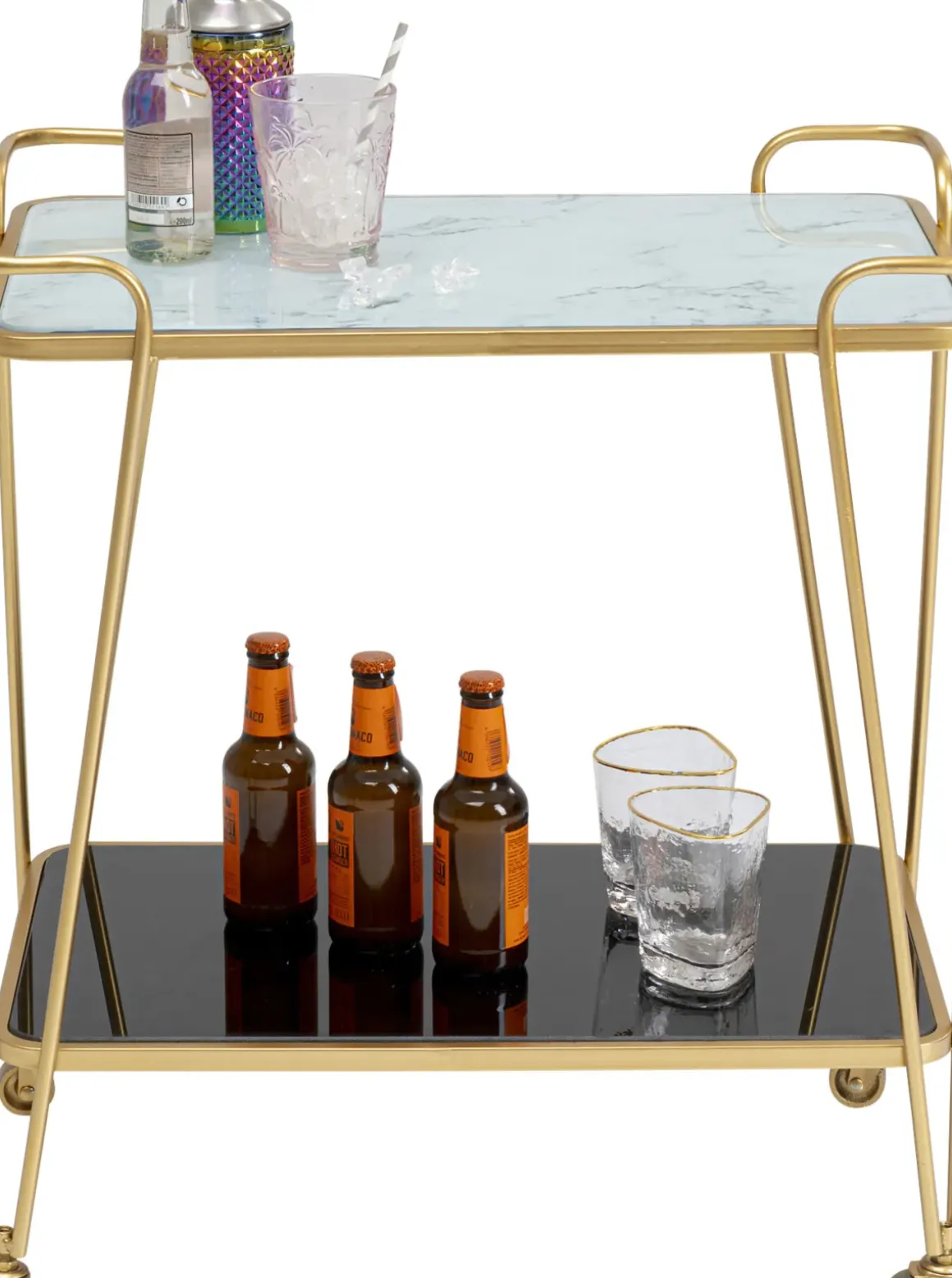 Drinkvagn West Coast - Guld - KARE Design