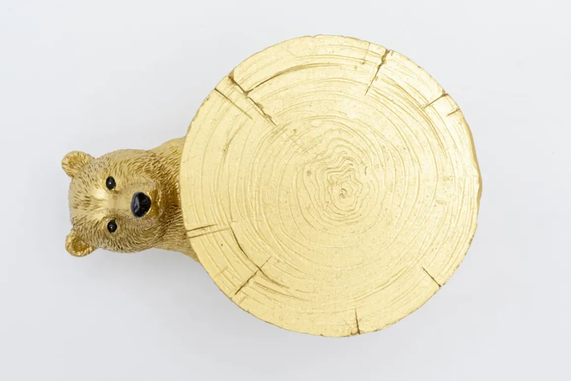 Dryckesunderlägg Playing Bear - Dekorfigur, 7cm - KARE Design