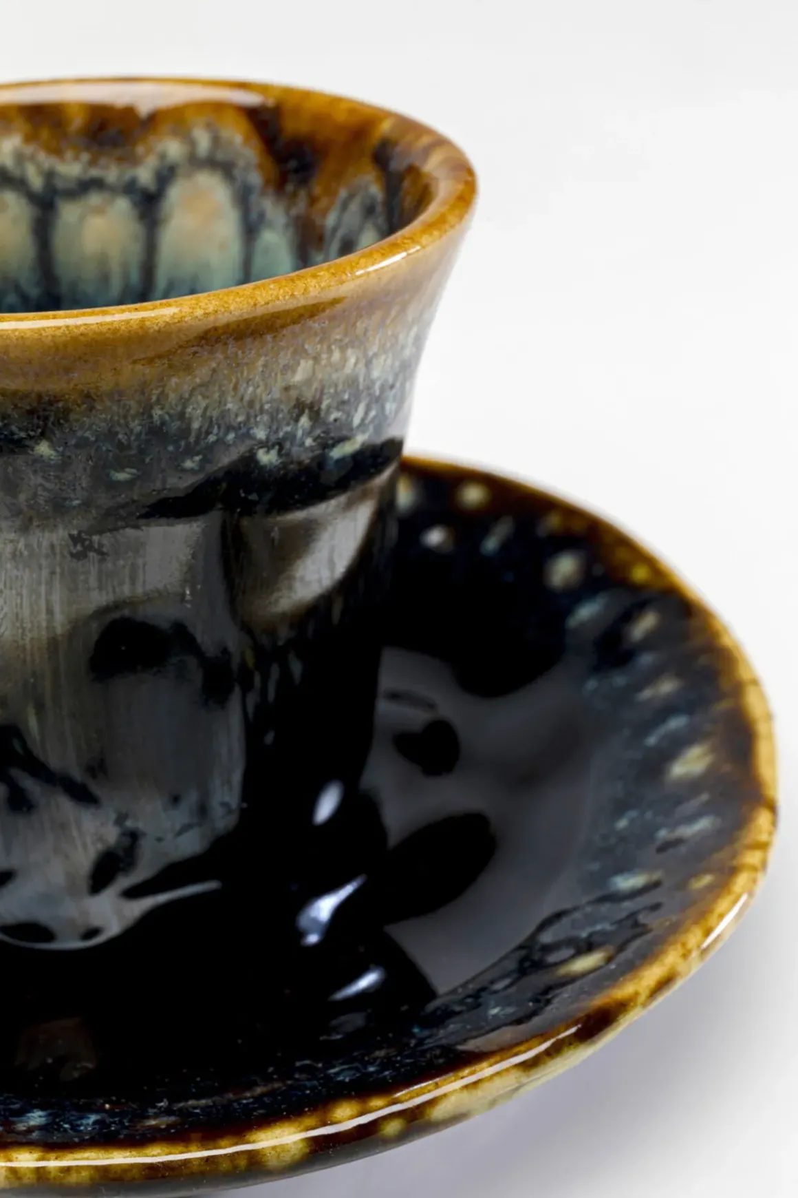 Espressokopp Lio - Mörkblå (2-delar) - KARE Design