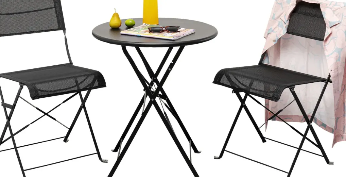 Fällbart bord Trädgård Balkong - 60cm - KARE Design