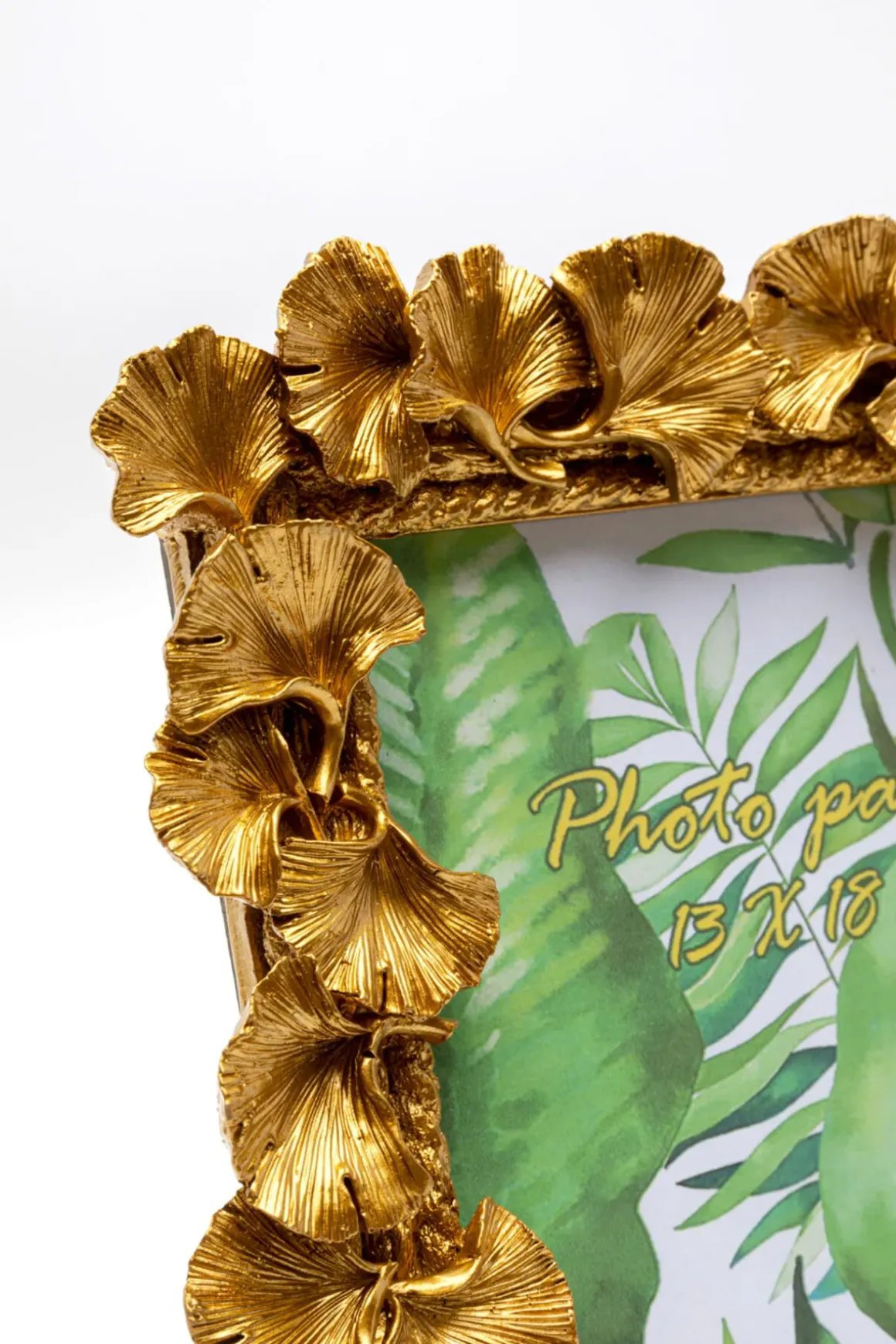 Fotoram Ginkgo Leaf - Guld, 20x24cm - KARE Design